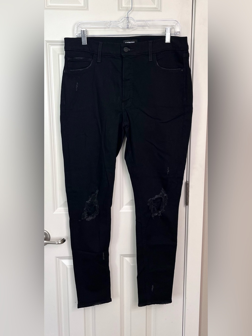 Express Skinny Mid Rise Distressed Jeans NWOT